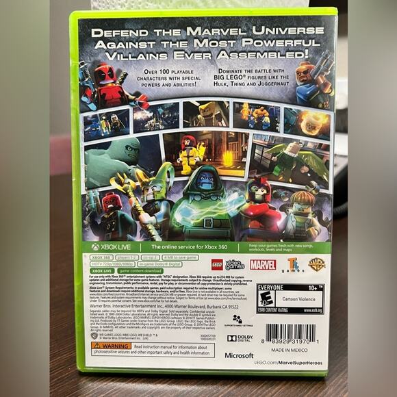 LEGO Marvel Super Heroes (Microsoft Xbox 360, 2013) CIB - Picture 4 of 6